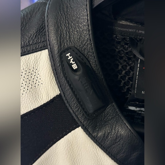 Spidi Tronik Wind Pro White Black Men’s Size 52 Leather Racing Track Suit - Picture 16 of 16